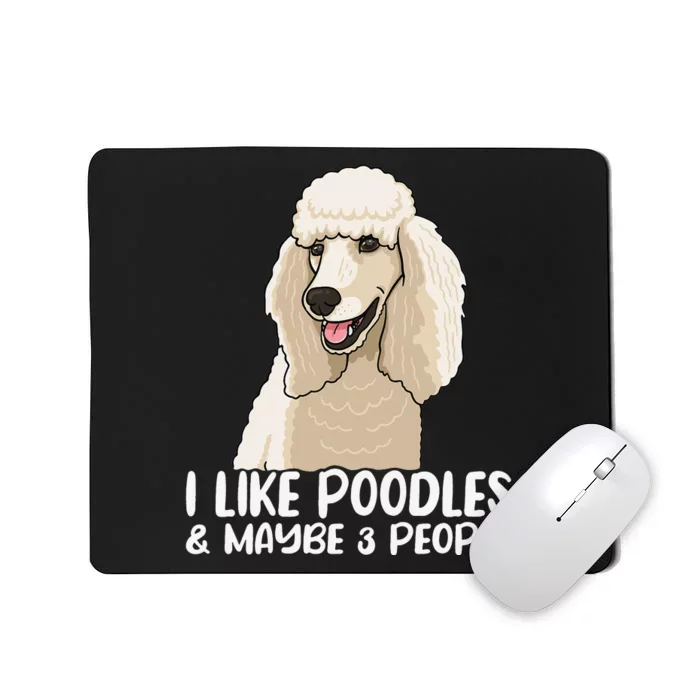 Poodle Dog Lover Poodle Art Tee Poodle Owner Mousepad