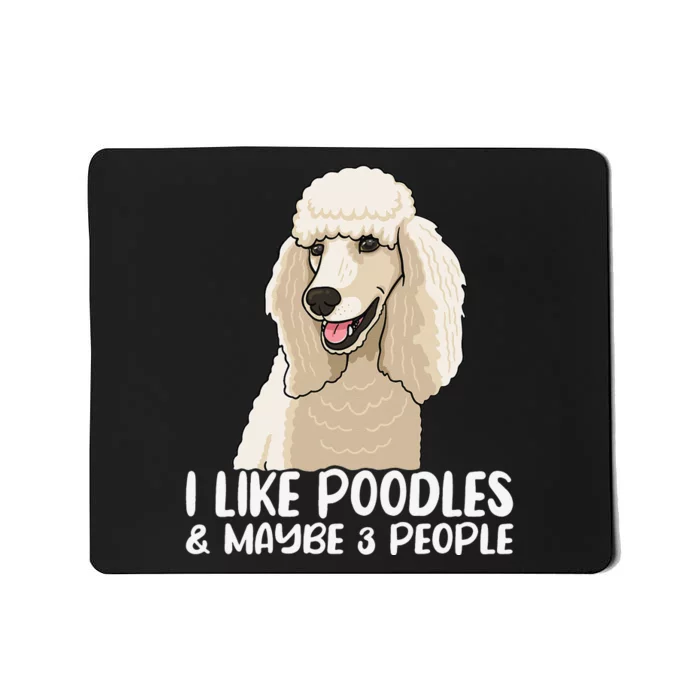 Poodle Dog Lover Poodle Art Tee Poodle Owner Mousepad