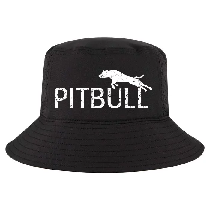 Pitbull Dog Logo Cool Comfort Performance Bucket Hat