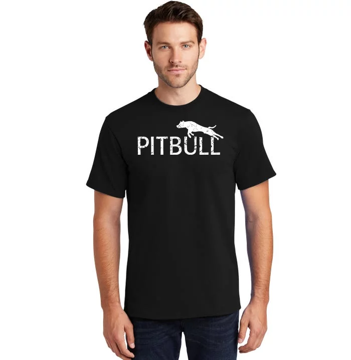 Pitbull Dog Logo Tall T-Shirt