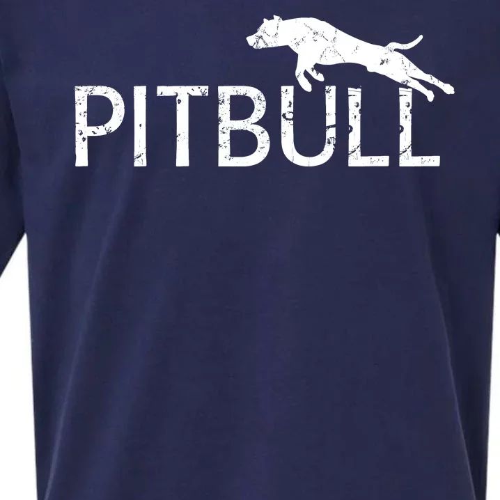 Pitbull Dog Logo Sueded Cloud Jersey T-Shirt