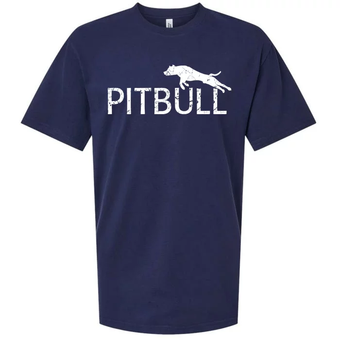 Pitbull Dog Logo Sueded Cloud Jersey T-Shirt