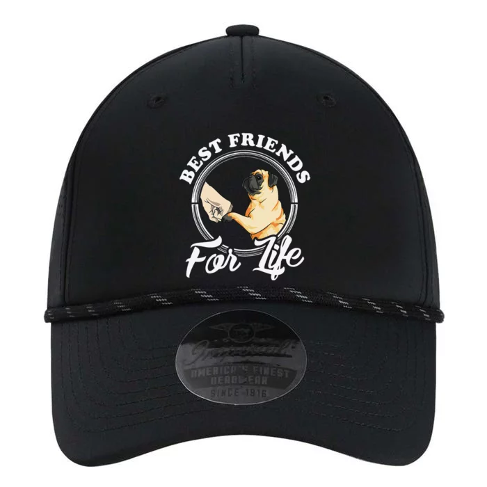 Pug Dog Lover Design Best Friends For Life Funny Pug Performance The Dyno Cap