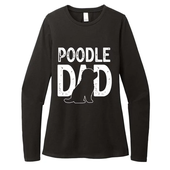 Poodle Dog Lover Funny Cute Puppy Dad Father Cute Gift Womens CVC Long Sleeve Shirt