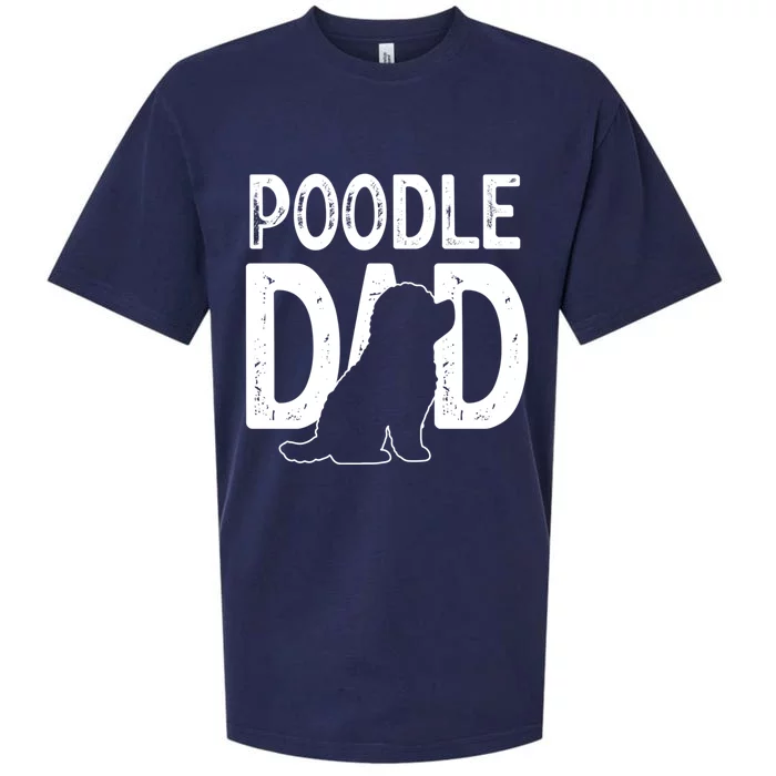 Poodle Dog Lover Funny Cute Puppy Dad Father Cute Gift Sueded Cloud Jersey T-Shirt