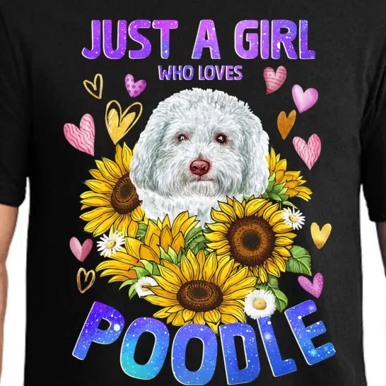 Poodle Dog Lover Funny Cute Puppy Cool Gift Pajama Set