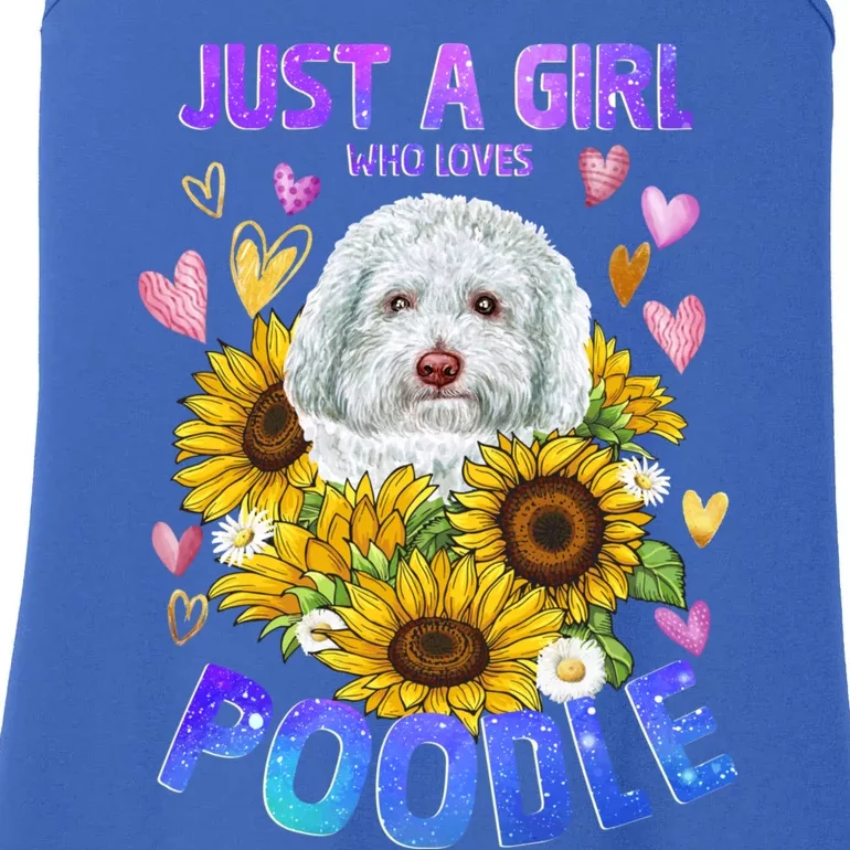 Poodle Dog Lover Funny Cute Puppy Cool Gift Ladies Essential Tank