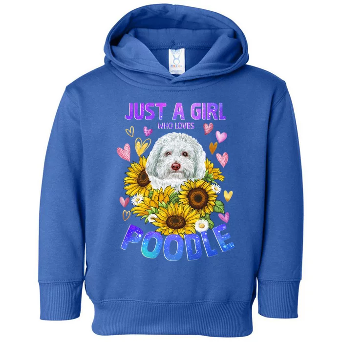 Poodle Dog Lover Funny Cute Puppy Cool Gift Toddler Hoodie