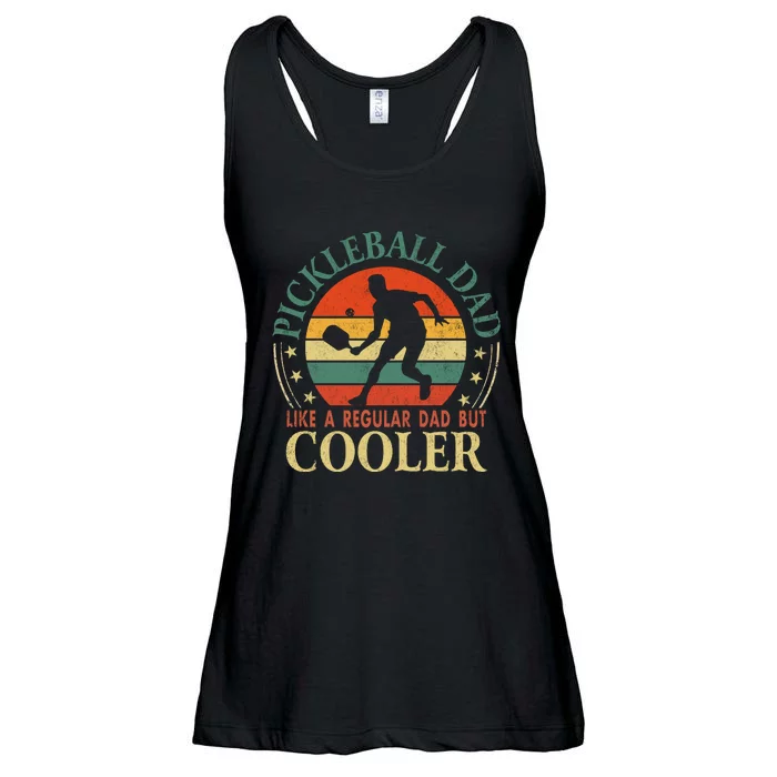 Pickleball Dad Like A Regular Dad But Cooler The Dink Father Ladies Essential Flowy Tank