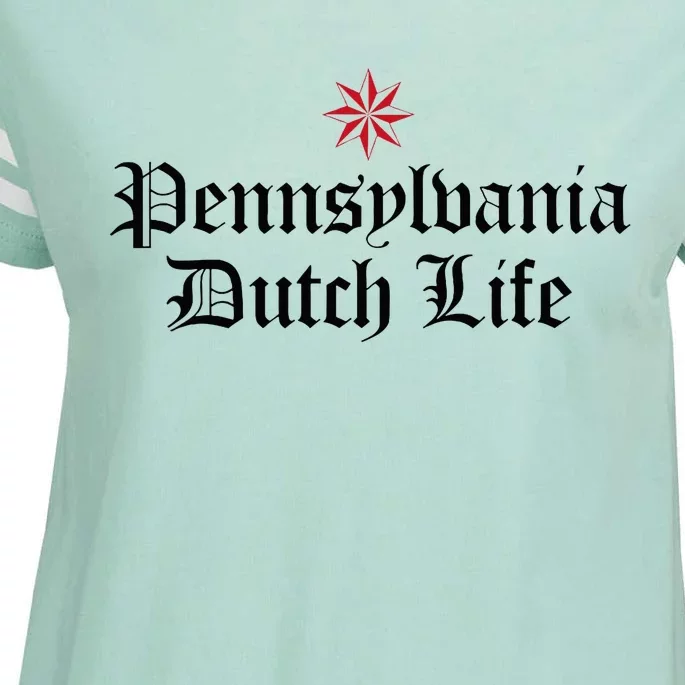 Pennsylvania Dutch Life Hex Sign Enza Ladies Jersey Football T-Shirt