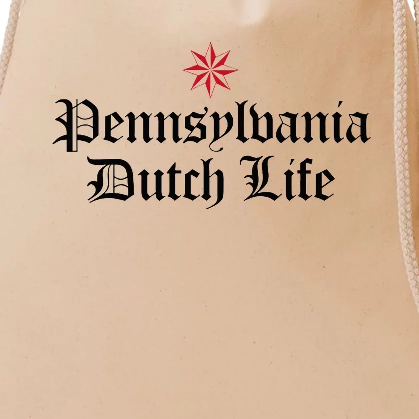 Pennsylvania Dutch Life Hex Sign Drawstring Bag