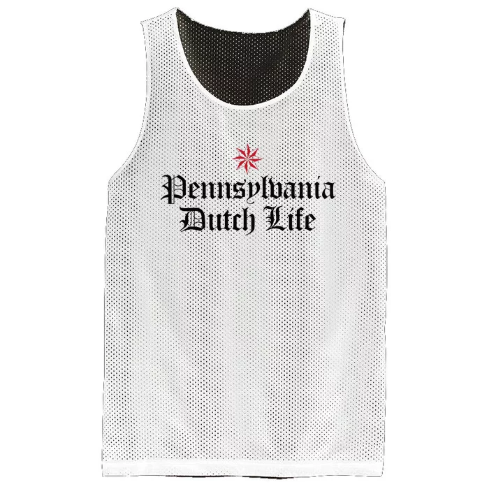 Pennsylvania Dutch Life Hex Sign Mesh Reversible Basketball Jersey Tank