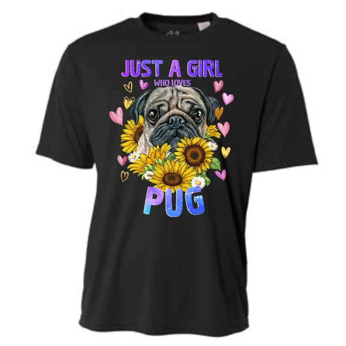 Pug Dog Lover Funny Cute Puppy Cute Gift Cooling Performance Crew T-Shirt