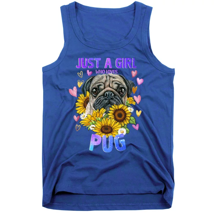 Pug Dog Lover Funny Cute Puppy Cute Gift Tank Top