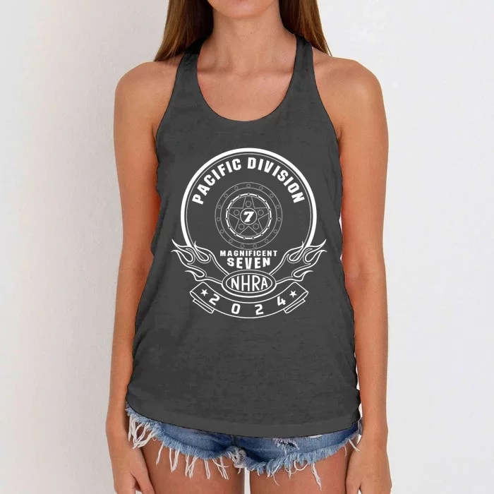 Pacific Division Logo Women's Knotted Racerback Tank