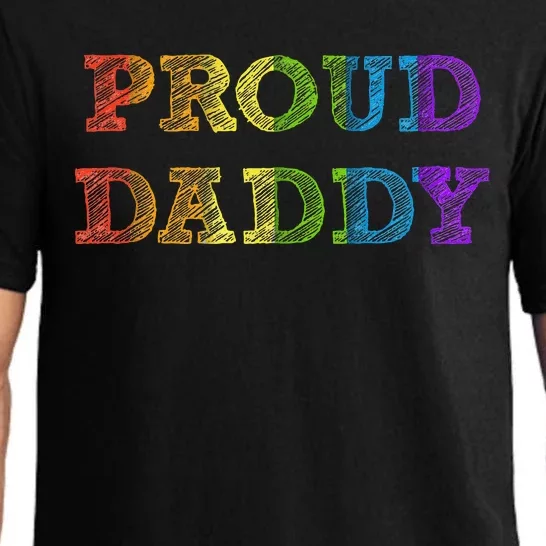 Proud Daddy LGBT Pride Father Gay Dad Fathers Day Gift Pajama Set