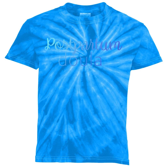 Postpartum Doula Labor Coach Birth Companion Labor Pregnancy Meaningful Gift Kids Tie-Dye T-Shirt