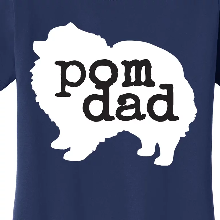 Pomeranian Dog Lover Pom Dad Women's T-Shirt