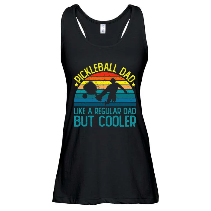 Pickleball Dad Like A Regular Dad But Cooler Ladies Essential Flowy Tank