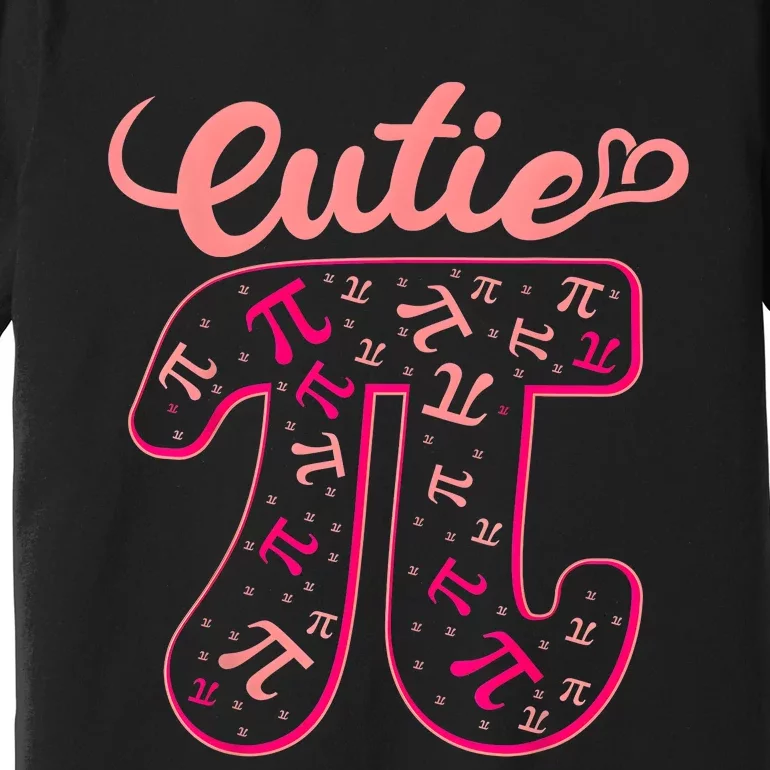 Pi Day Math Teacher Cutie Pi Premium T-Shirt