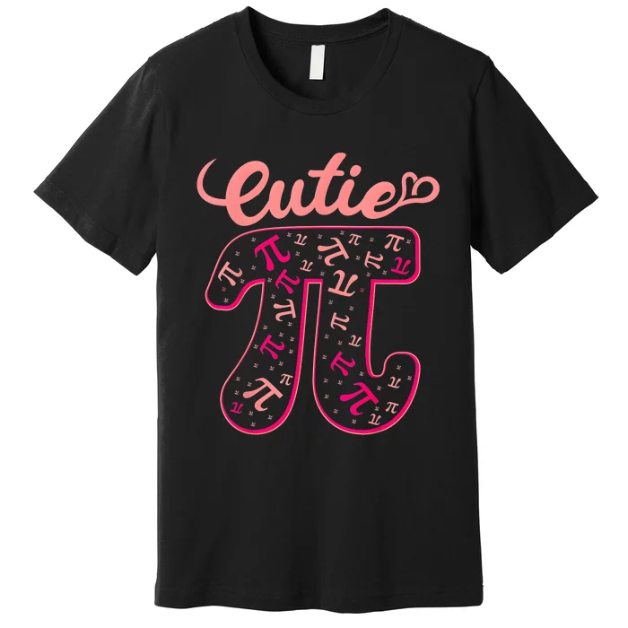 Pi Day Math Teacher Cutie Pi Premium T-Shirt