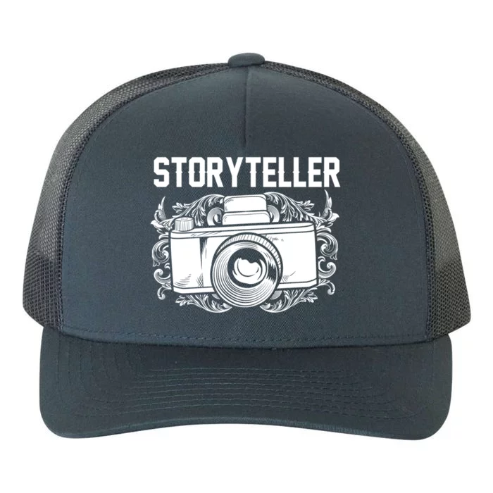 Photography Day Meaningful Gift Camera Photographer Storyteller Great Gift Yupoong Adult 5-Panel Trucker Hat