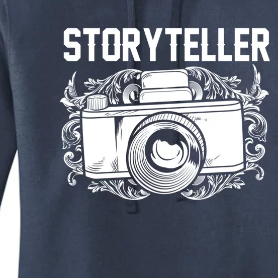 Photography Day Meaningful Gift Camera Photographer Storyteller Great Gift Women's Pullover Hoodie