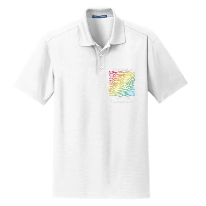 Pi Day Math Teacher Student Rainbow Pi Symbol Dry Zone Grid Performance Polo