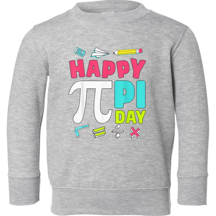 Pi Day Math Tee for Student & Teachers Graphic Toddler Sweatshirt