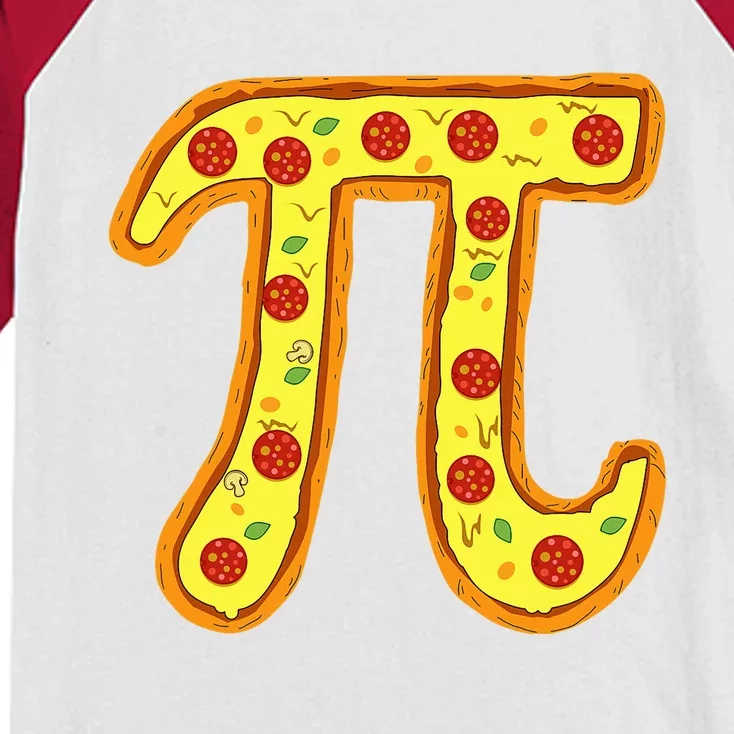 Pi Day Math Teacher Gift Funny pi day lover Kids Colorblock Raglan Jersey