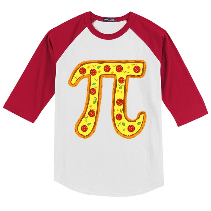 Pi Day Math Teacher Gift Funny pi day lover Kids Colorblock Raglan Jersey