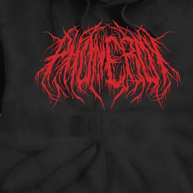 Phoneboy Death Metal Logo Tie Dye Hoodie