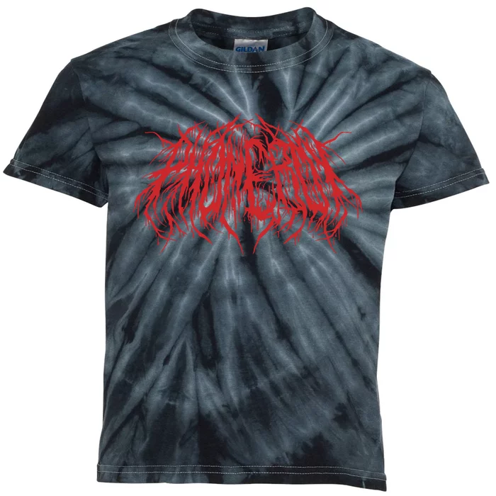 Phoneboy Death Metal Logo Kids Tie-Dye T-Shirt