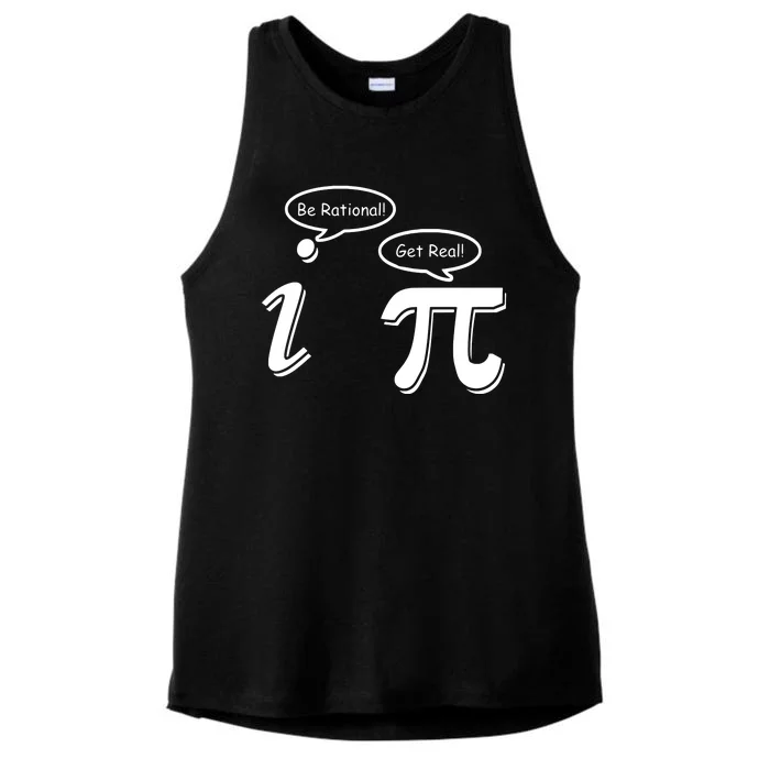 Pi Day Math Teacher Funny Ladies Tri-Blend Wicking Tank