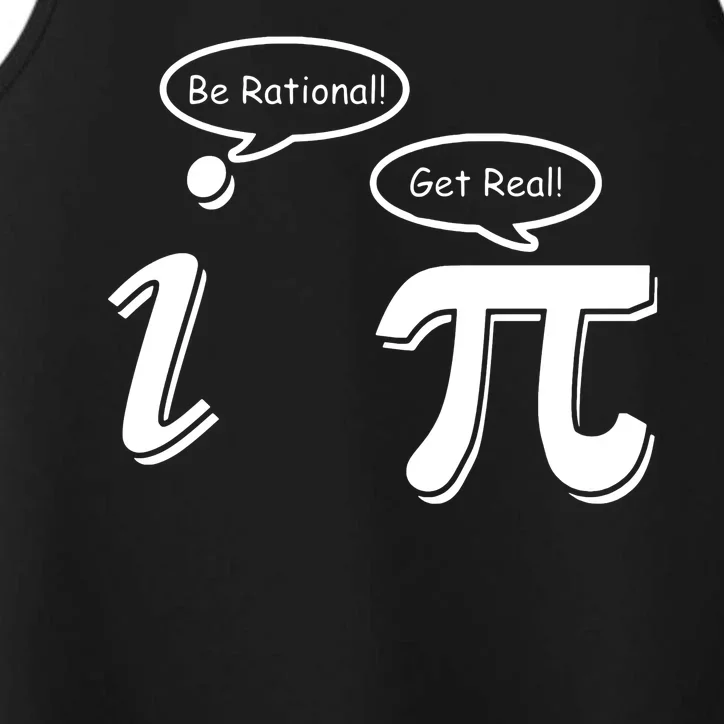 Pi Day Math Teacher Funny Performance Tank