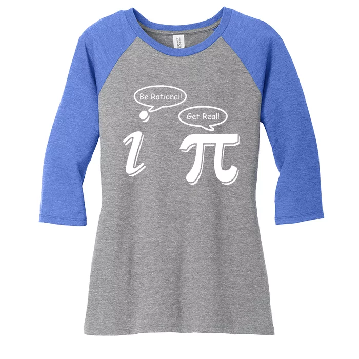 Pi Day Math Teacher Funny Women's Tri-Blend 3/4-Sleeve Raglan Shirt