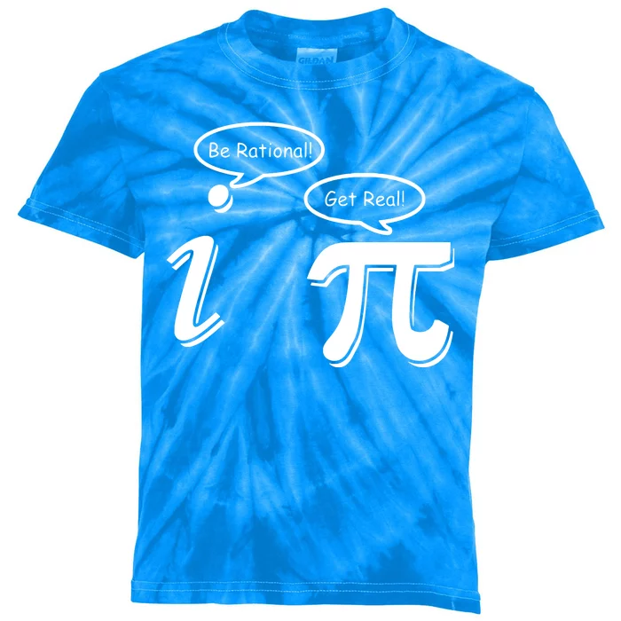 Pi Day Math Teacher Funny Kids Tie-Dye T-Shirt