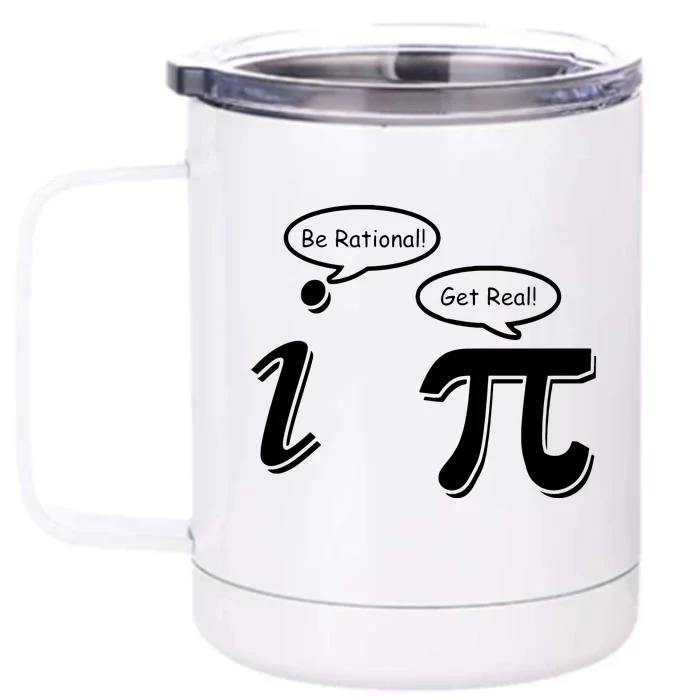 Pi Day Math Teacher Funny Front & Back 12oz Stainless Steel Tumbler Cup