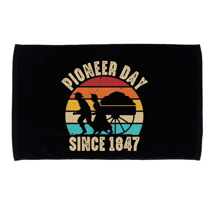 Pioneer Day Mormon Costume Utah Pioneer History Gift Microfiber Hand Towel