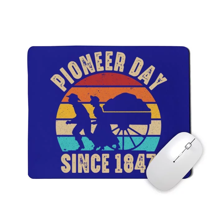 Pioneer Day Mormon Costume Utah Pioneer History Gift Mousepad