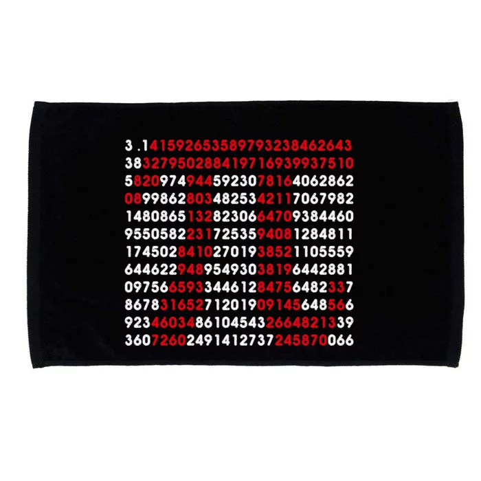 Pi Day Merch Pi Day Math Jokes Microfiber Hand Towel