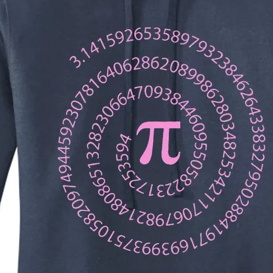 Pi Day Mathematics Math Statistics Engineer Pink Women's Pi Women's Pullover Hoodie