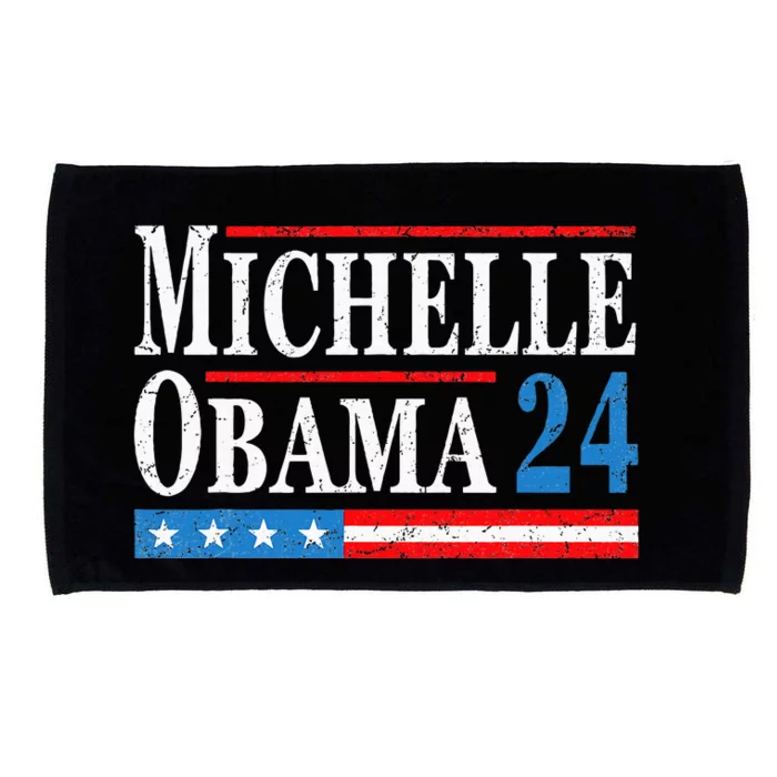 Political Democrat Michelle Obama 2024 Presidential Election Microfiber Hand Towel