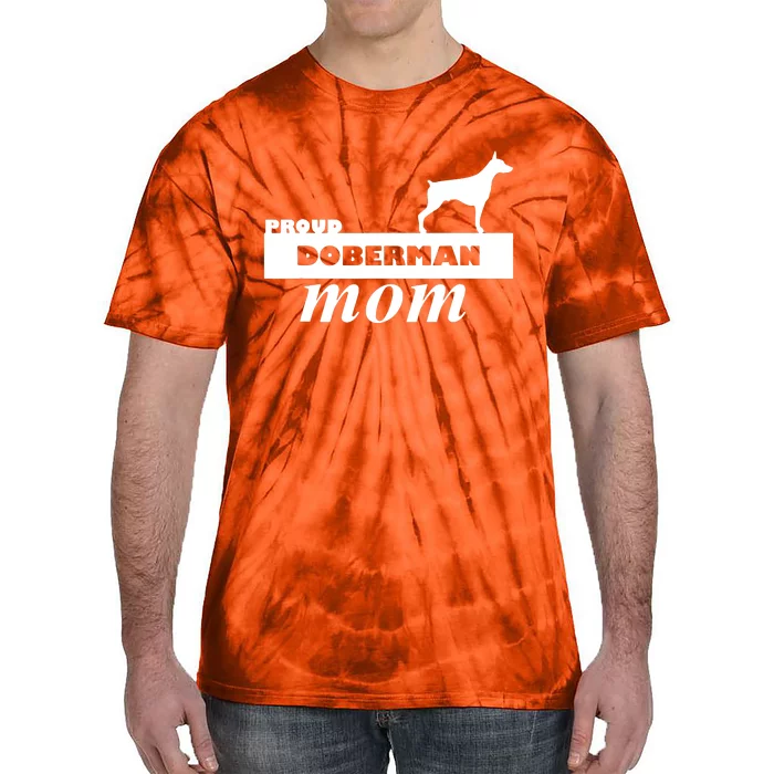 Proud Doberman Mom I Love My Dog Tie-Dye T-Shirt