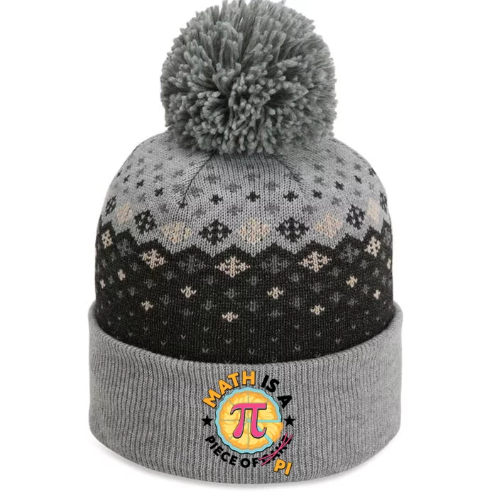 Pi Day Math Is A Piece Of Pi 3 14 Pie Slices The Baniff Cuffed Pom Beanie