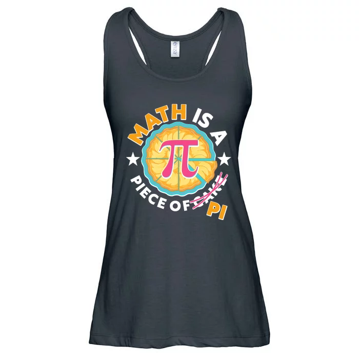 Pi Day Math Is A Piece Of Pi 3 14 Pie Slices Ladies Essential Flowy Tank