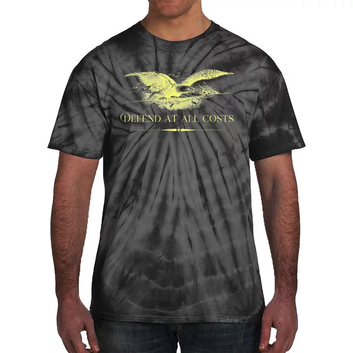 Patriotic Democracy Military Defend Eagle With Flag Tie-Dye T-Shirt