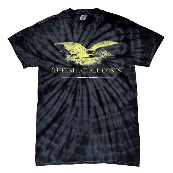 Patriotic Democracy Military Defend Eagle With Flag Tie-Dye T-Shirt