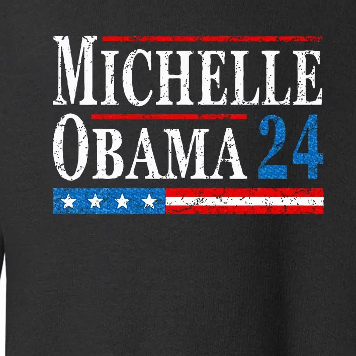 Political Democrat Michelle Obama 2024 Presidential Election Toddler Sweatshirt