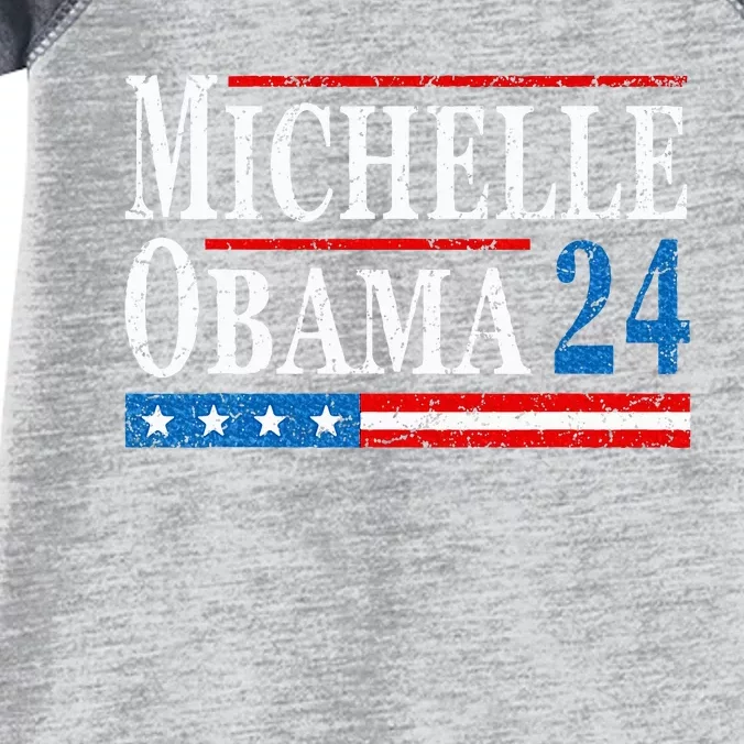 Political Democrat Michelle Obama 2024 Presidential Election Infant Baby Jersey Bodysuit